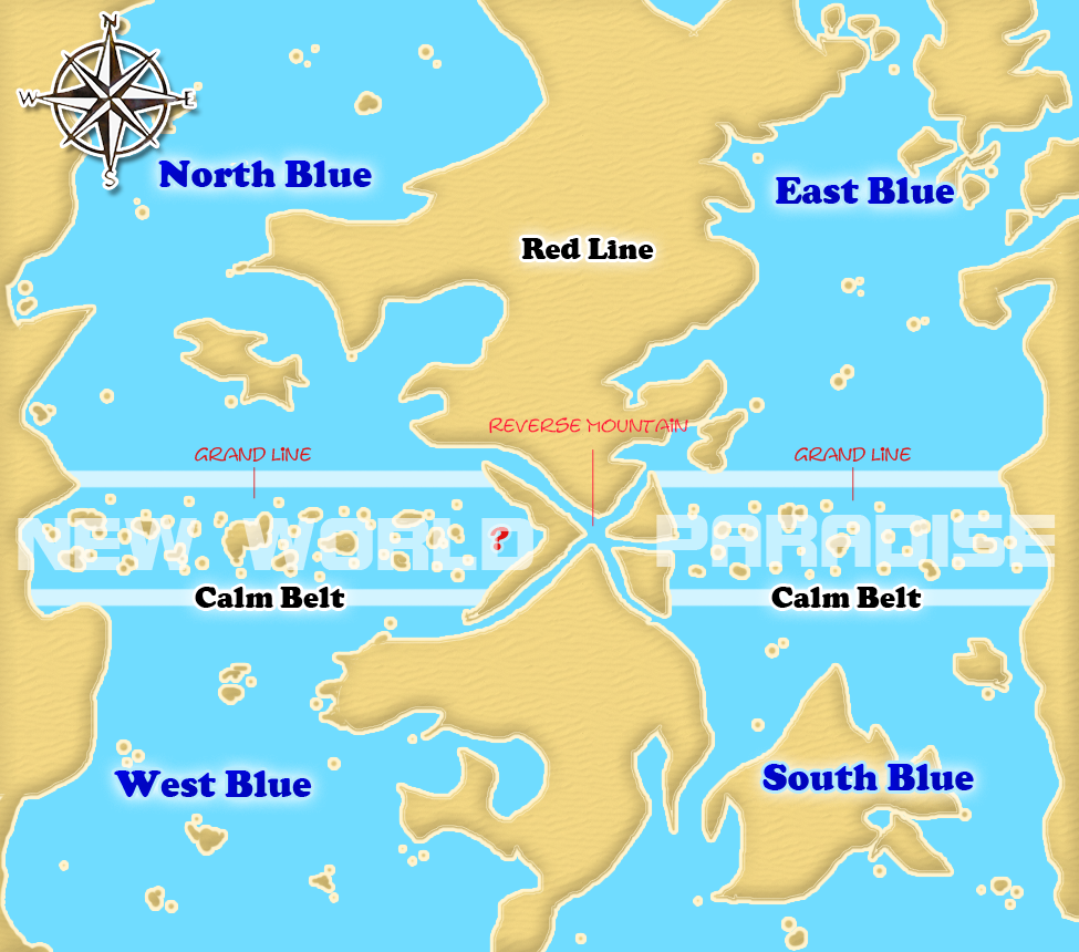 A One Piece Map I made for my west march roleplaying game (Info On  Comments) : r/OnePiece
