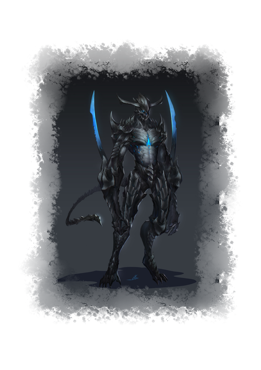 Warlock Demonology Metamorphosis but depicted as a Gigachad commission I  painted for the classic warlock discord that has 57k members! (Gif of it  slide two, no symbol version on slide three.) 