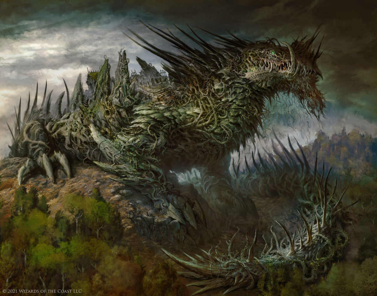 d&d swamp dragon