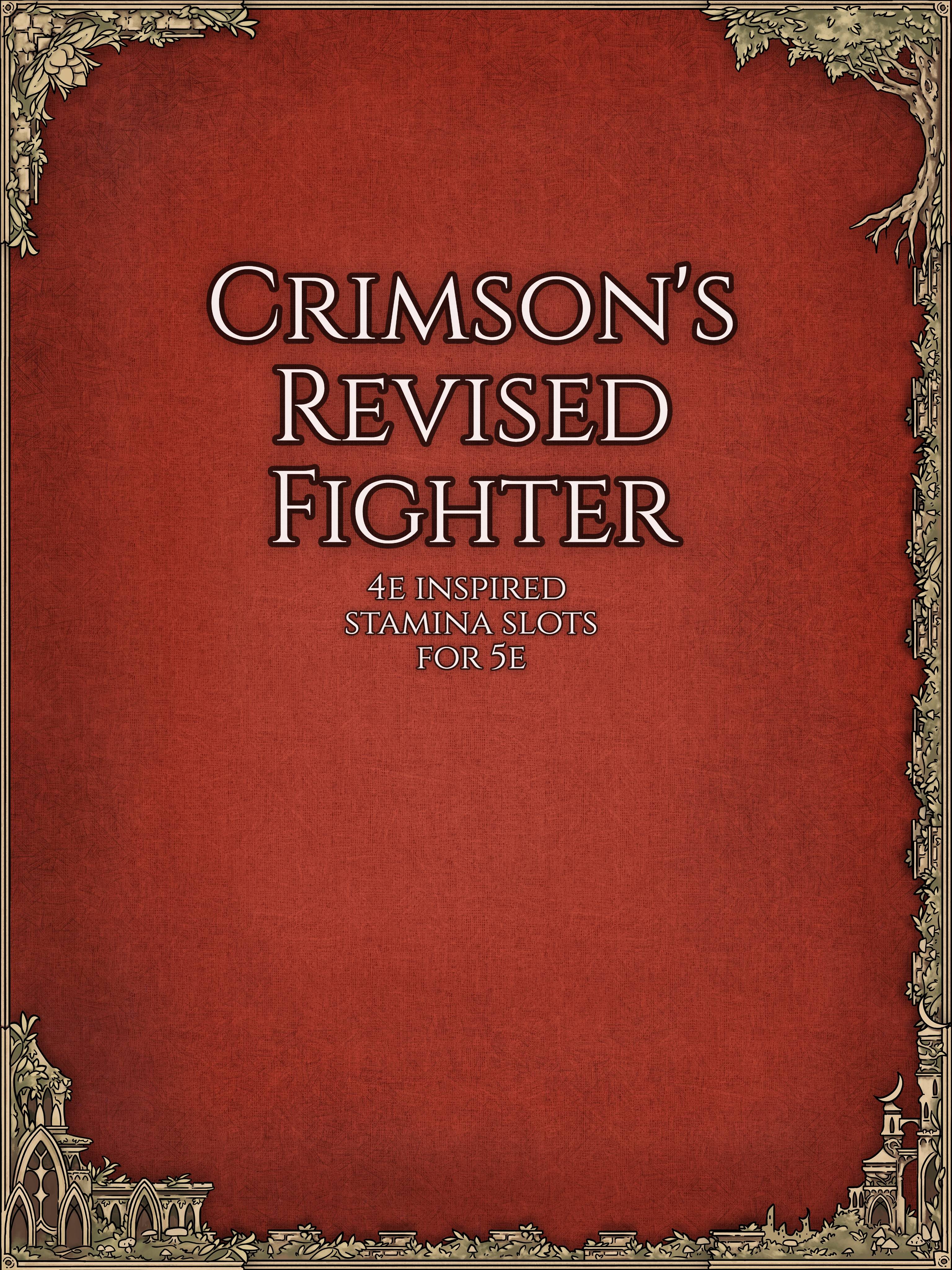 Crimson's Revised Fighter | GM Binder
